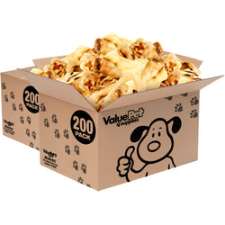 ValueBull Cow Ears, Varied Sizes/Shapes, 400 Count Wholesale Pack - Beef - 400 Ears