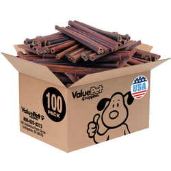 ValueBull USA Collagen Sticks for Dogs, 12 Inch Jumbo Chews, Natural Long-Lasting Dog Treats, 100 Count Bulk Pack - Jumbo - 100 Count