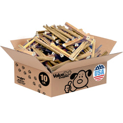 ValueBull USA Collagen Sticks for Dogs, 4-6 Inch Varied Chews, Natural Long-Lasting Dog Treats, 10 Pound Bulk Pack - 10 Pound