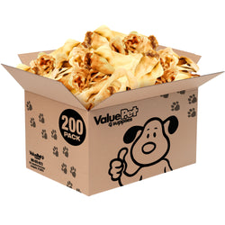 ValueBull Cow Ears, Varied Sizes/Shapes, 200 Count Bulk Pack