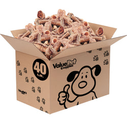 ValueBull Beef Trachea, Premium 5-6 Inch, 40 Pound Wholesale Pack - Tubes - 40 Pound