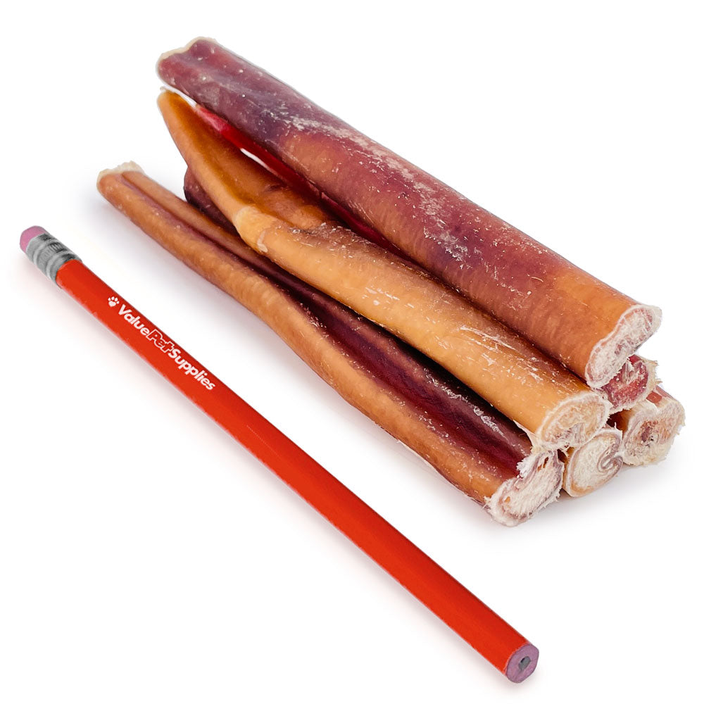 ValueBull USA Bully Sticks for Dogs, Medium 6 Inch, 400 Count Wholesale Pack - Medium - 400 Sticks