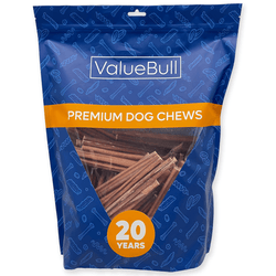 ValueBull Odor Free Bully Sticks for Small Dogs, Thin 6 Inch, 100 Count - ValuePetSupplies