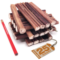 ValueBull Bully Sticks, Low Odor Premium Dog Chews, Jumbo 6", 25 ct - ValuePetSupplies