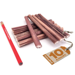 ValueBull Bully Sticks, Low Odor Premium Dog Chews, Thin 6", 10 ct - ValuePetSupplies