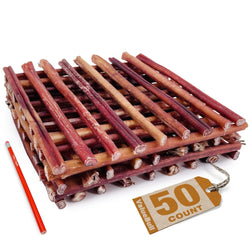 ValueBull Bully Sticks, Low Odor Premium Dog Chews, Thick 12", 50 ct - ValuePetSupplies
