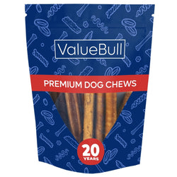 ValueBull Bully Sticks For Dogs, Medium 6 Inch, 10 Count - ValuePetSupplies