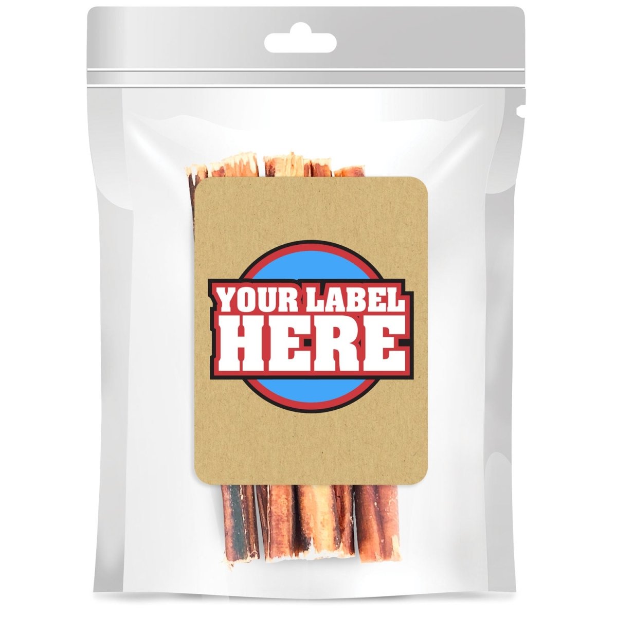 ValueBull Bully Sticks for Dogs, Medium 6 Inch, 400 Count RESALE PACKS (80 x 5 Count) - ValuePetSupplies