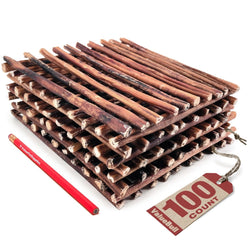ValueBull Bully Sticks for Dogs, Medium 12 Inch, 100 Count - ValuePetSupplies