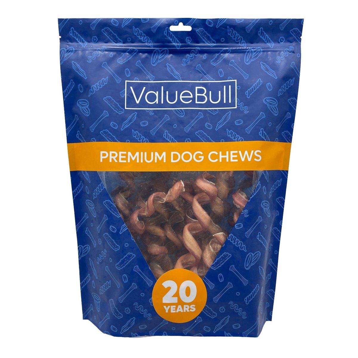 ValueBull Curly Bully Sticks, 6 - 9 Inch, 25 Count - ValuePetSupplies