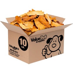 ValueBull USA Collagen Chips, Dog Chews, Natural Beef, Chicken Infused, 10 Pound BULK PACK - ValuePetSupplies