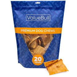 ValueBull USA Collagen Chips Dog Chews, Natural Long - Lasting Chicken Infused Dog Treats, 1 Pound - Chicken - 1 Pound - ValuePetSupplies