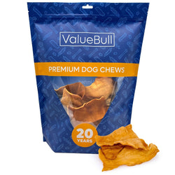 ValueBull USA Collagen Chips, Dog Chews, Natural Beef, Chicken Infused, 25 Count - ValuePetSupplies