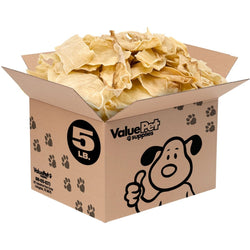 ValueBull USA Collagen Chips Dog Chews, Natural Long - Lasting Dog Treats, 5 Pound Bulk Pack - ValuePetSupplies