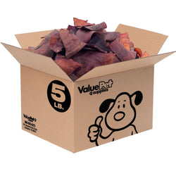 ValueBull USA Collagen Chips, Beef Dog Chews, Smoked, 5 Pounds BULK PACK - ValuePetSupplies