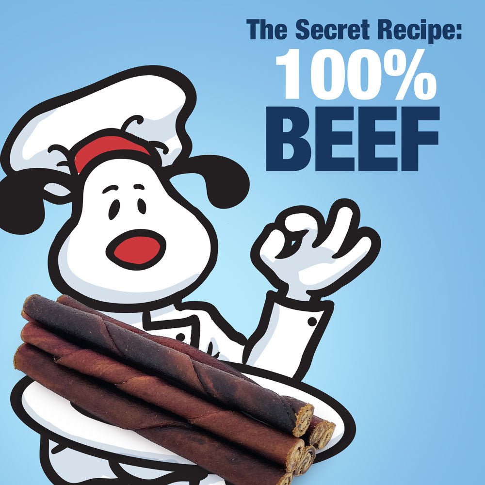 ValueBull USA Collagen Twists Dog Chews, 5 Inch, Natural Long - Lasting Dog Treats, 50 Count - ValuePetSupplies