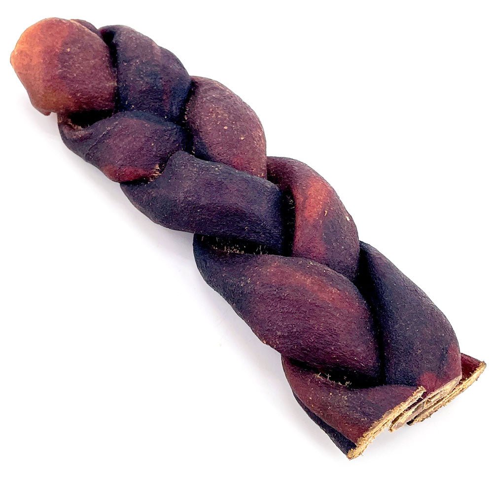 ValueBull USA Collagen Braid Beef Large Dog Chews, Jumbo 6 Inch 50 Count Bulk - ValuePetSupplies