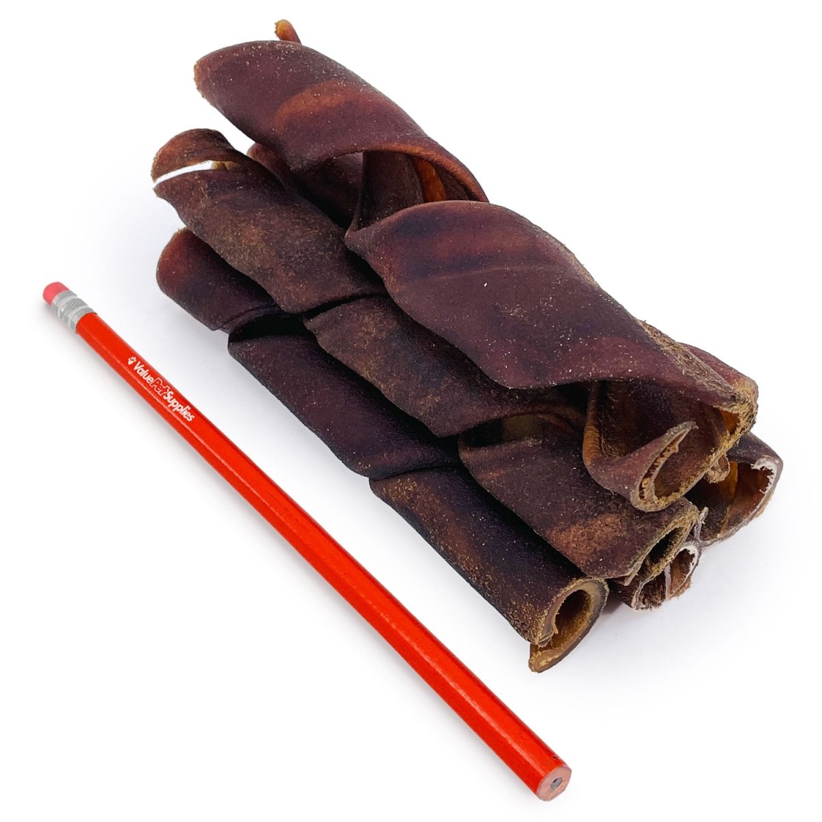 ValueBull USA Collagen Sticks for Dogs, Smoked, Thick Spirals 5 - 6 Inch, 50 Count BULK PACK - ValuePetSupplies