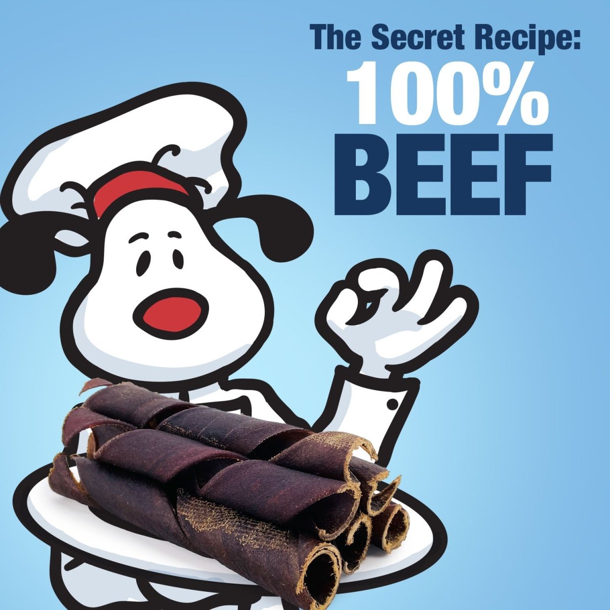 ValueBull USA Collagen Sticks for Dogs, Smoked, Thick Spirals 5 - 6 Inch, 50 Count BULK PACK - ValuePetSupplies