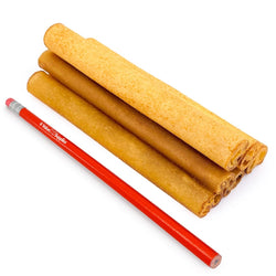 ValueBull USA Collagen Sticks for Dogs, Lightly Smoked, 6 Inch Thick Chews, 200 Count Bulk Pack - ValuePetSupplies