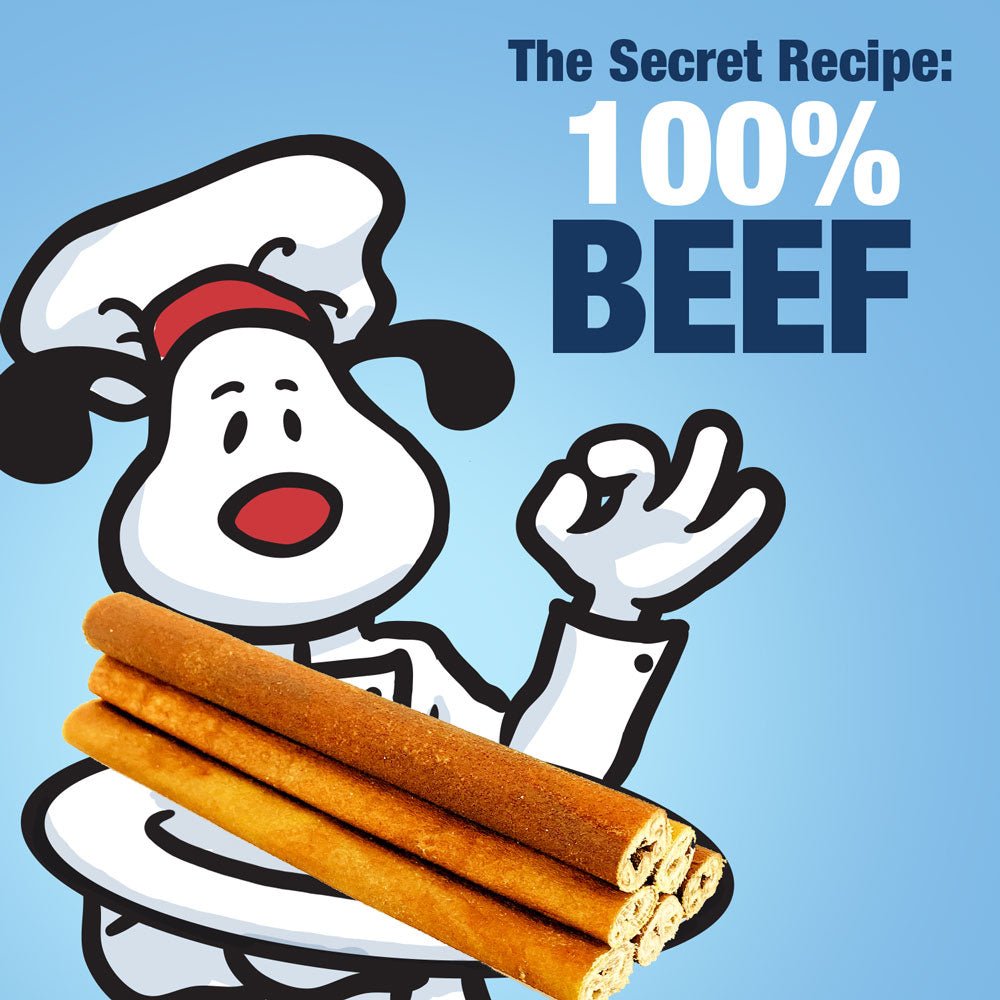 ValueBull USA Collagen Sticks for Dogs, 7 - 12 Inch Varied Chews, Natural Long - Lasting Dog Treats, 1 Pound - ValuePetSupplies