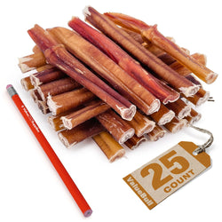 ValueBull USA Bully Sticks, Medium 6 Inch, 25 Count - ValuePetSupplies