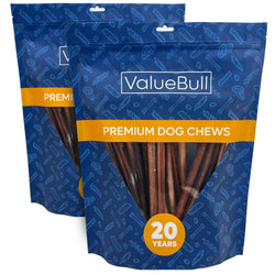 ValueBull USA Bully Sticks for Dogs, 12 Inch, 2 Pounds - ValuePetSupplies