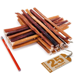 ValueBull USA Bully Sticks, Medium 12 Inch, 25 Count - ValuePetSupplies