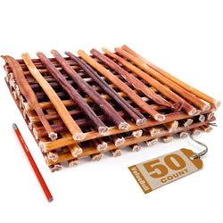 ValueBull USA Bully Sticks for Dogs, Medium 12 Inch, 50 Count - ValuePetSupplies