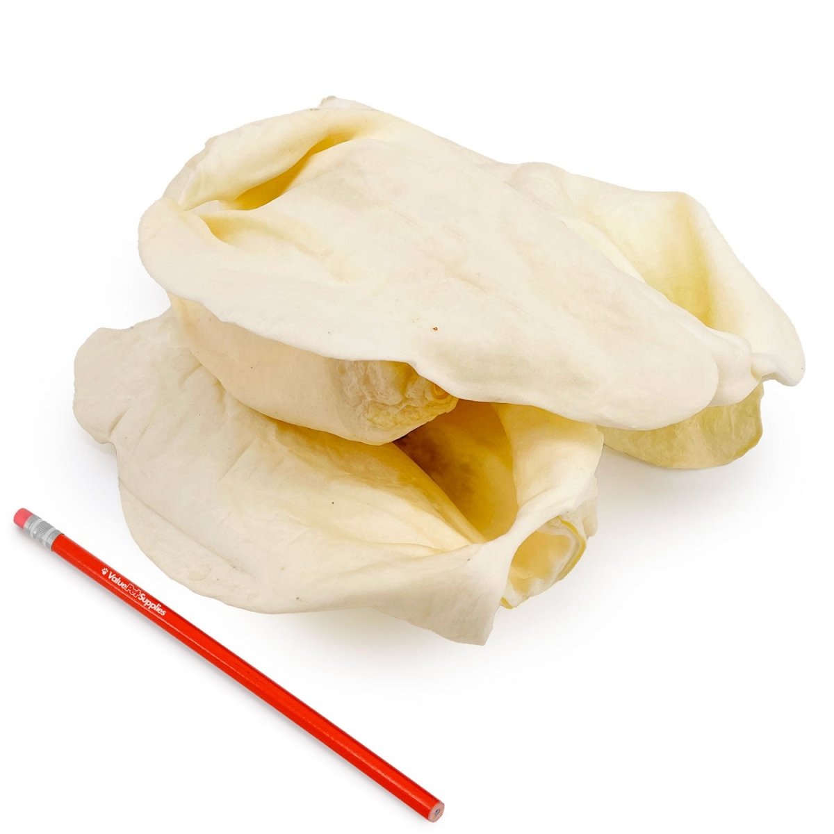 ValueBull Premium Cow Ears, Large, 50 Count BULK PACK - ValuePetSupplies