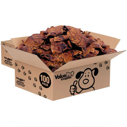 ValueBull USA Rawhide Chips, Natural Beef Flavor, 200 Count Bulk Pack - ValuePetSupplies