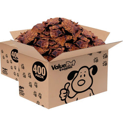 ValueBull USA Rawhide Chips, Natural Beef Flavor, 800 Count Wholesale Pack - ValuePetSupplies