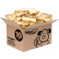 ValueBull USA Rawhide Chips, 10 Pound BULK PACK - ValuePetSupplies