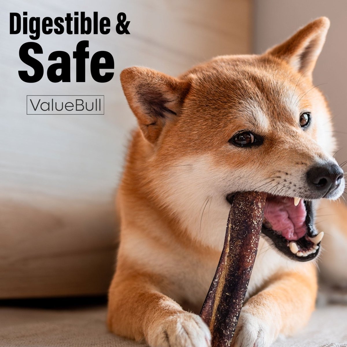 ValueBull Collagen Sticks For Dogs, Bully Sticks & Rawhide Alternative, Varied Shapes & Sizes, 1 Pound - ValuePetSupplies