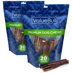 ValueBull Collagen Sticks for Dogs, Varied Shape & Size Chews, Natural Long - Lasting Dog Treats, 2 Pound - ValuePetSupplies