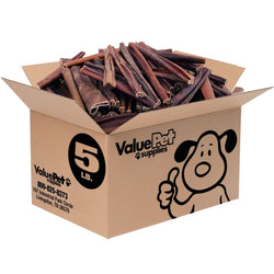 ValueBull Collagen Sticks for Dogs, Varied Shape & Size Chews, Natural Long - Lasting Dog Treats, 5 Pound Bulk Pack - ValuePetSupplies