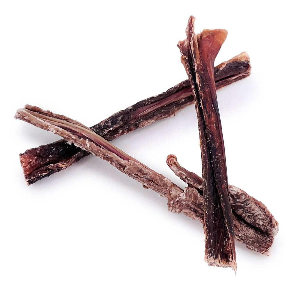 ValueBull Beef Jerky Gullet Sticks, Premium Dog Chews, 6 Inch, 100 Count BULK PACK - ValuePetSupplies