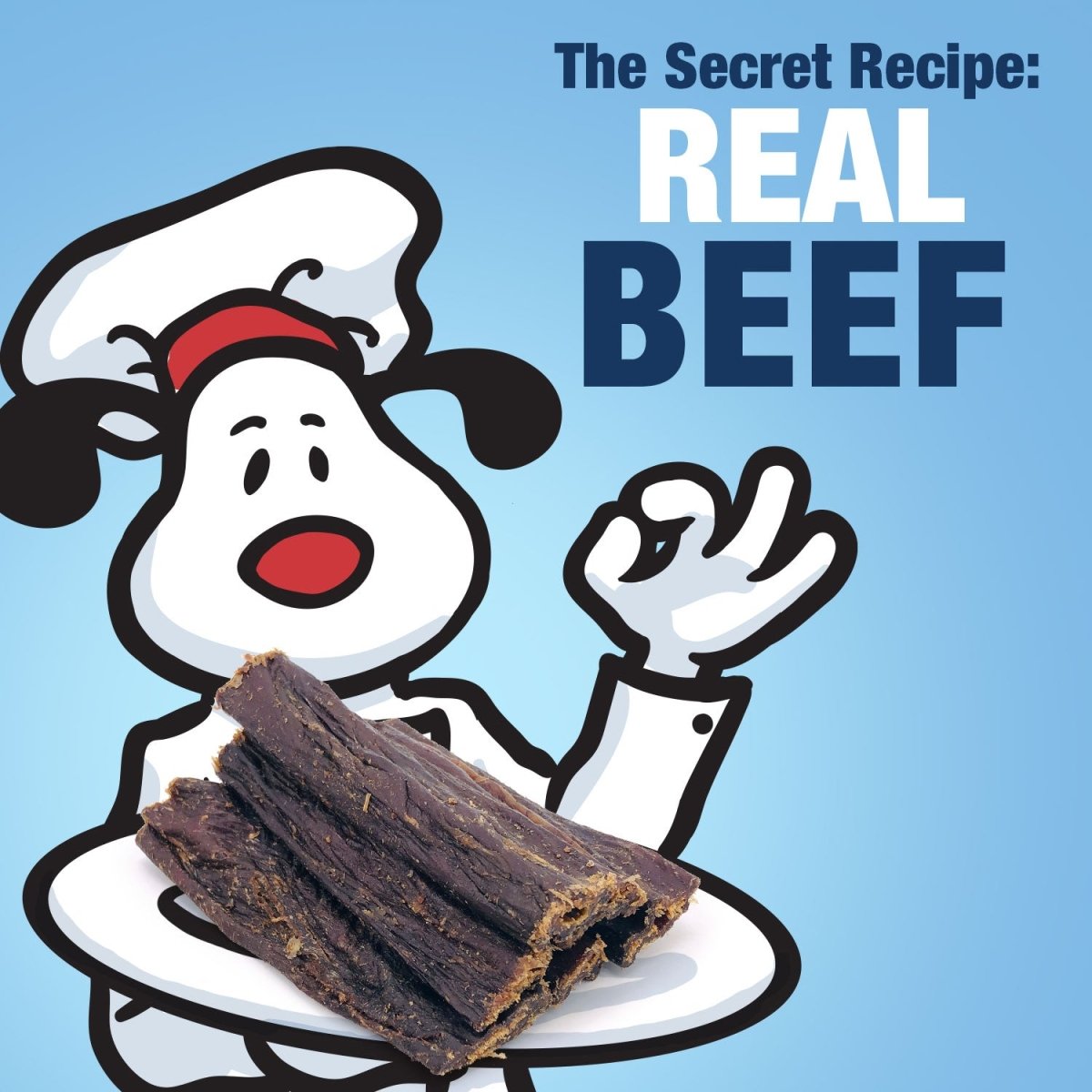 ValueBull Beef Jerky Gullet Sticks, Premium Dog Chews, 6 Inch, 200 Count BULK PACK - ValuePetSupplies