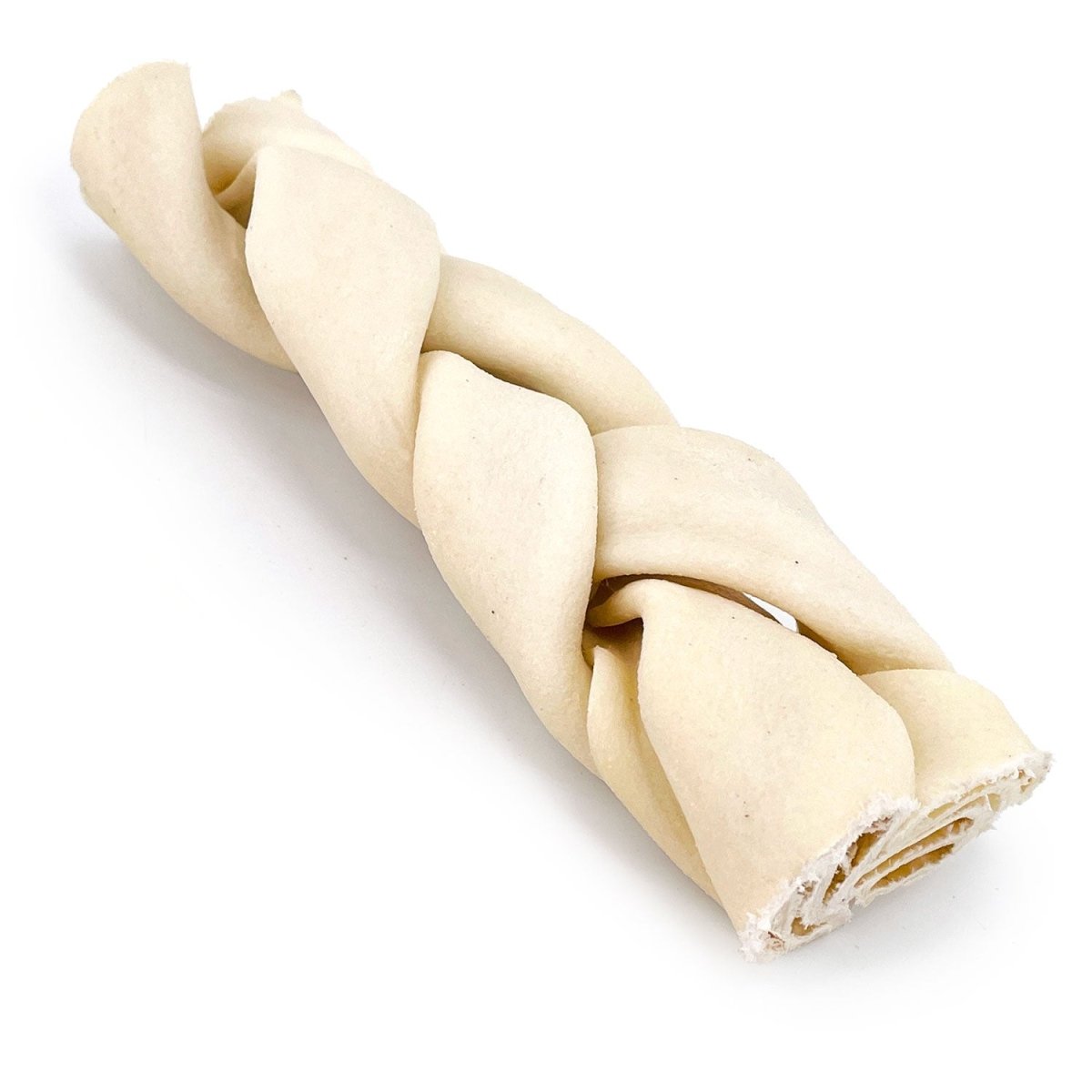 ValueBull USA Beef Rawhide Triple Braided Sticks, Premium Thick Cut, 6 Inch, 25 Count BULK PACK - ValuePetSupplies