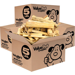 ValueBull Cow Tails Dog Chews, Varied Shapes, 20 Pounds BULK PACK - ValuePetSupplies