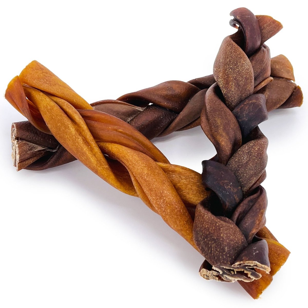 ValueBull Collagen Braids, Thick 5 - 6 Inch, 50 Count BULK PACK - ValuePetSupplies