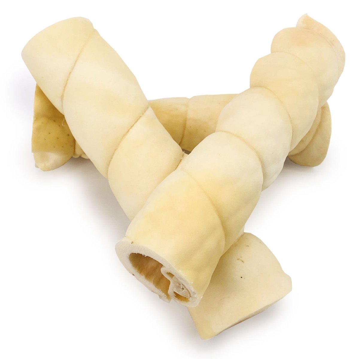 ValueBull Beef Cheek Rolls, Long Lasting Dog Chews, Jumbo 9 - 10 Inch, 25 Count BULK PACK - ValuePetSupplies