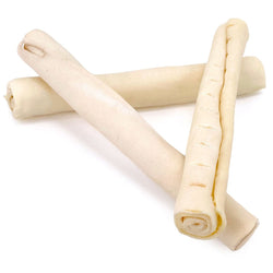 ValueBull USA Retriever Rolls, Premium Rawhide, Thick 10 Inch, 100 Count Bulk Pack - Natural - 100 Rolls
