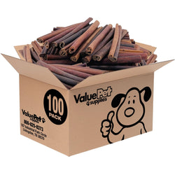 ValueBull Collagen Sticks for Dogs, 12 Inch Jumbo Chews, Natural Long - Lasting Dog Treats, 100 Count Bulk Pack - ValuePetSupplies