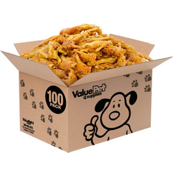 ValueBull Chicken Feet for Dogs, 100 Count BULK PACK - ValuePetSupplies