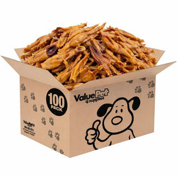 ValueBull Chicken Feet for Dogs, Large, 100 Count Bulk Pack - ValuePetSupplies
