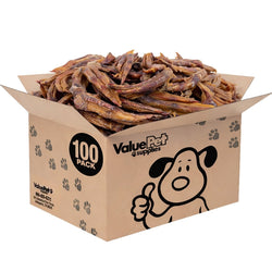 ValueBull Duck Feet for Dogs, 100 Count Bulk Pack - ValuePetSupplies
