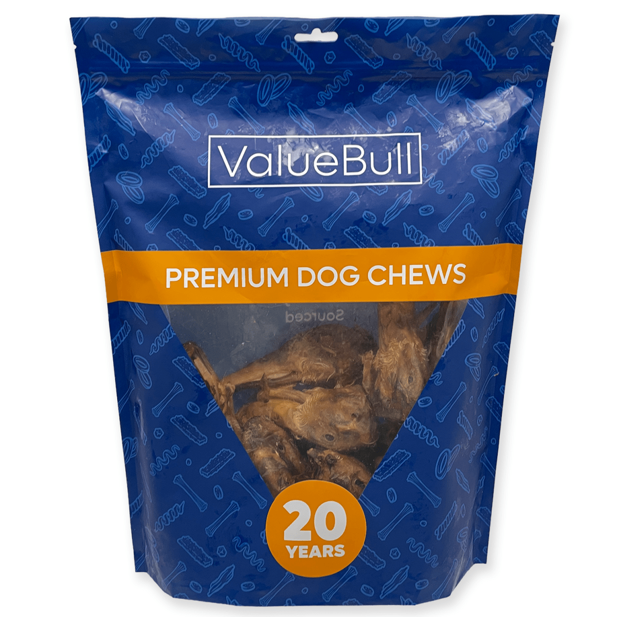 ValueBull Duck Heads for Dogs, 25 Count - ValuePetSupplies