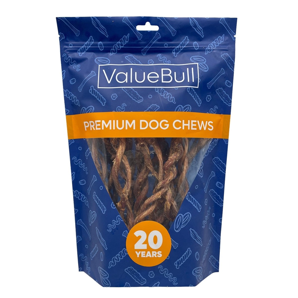 ValueBull Pizzle Twists, Premium Lamb, 20 Count - Lamb - 20 Pizzles