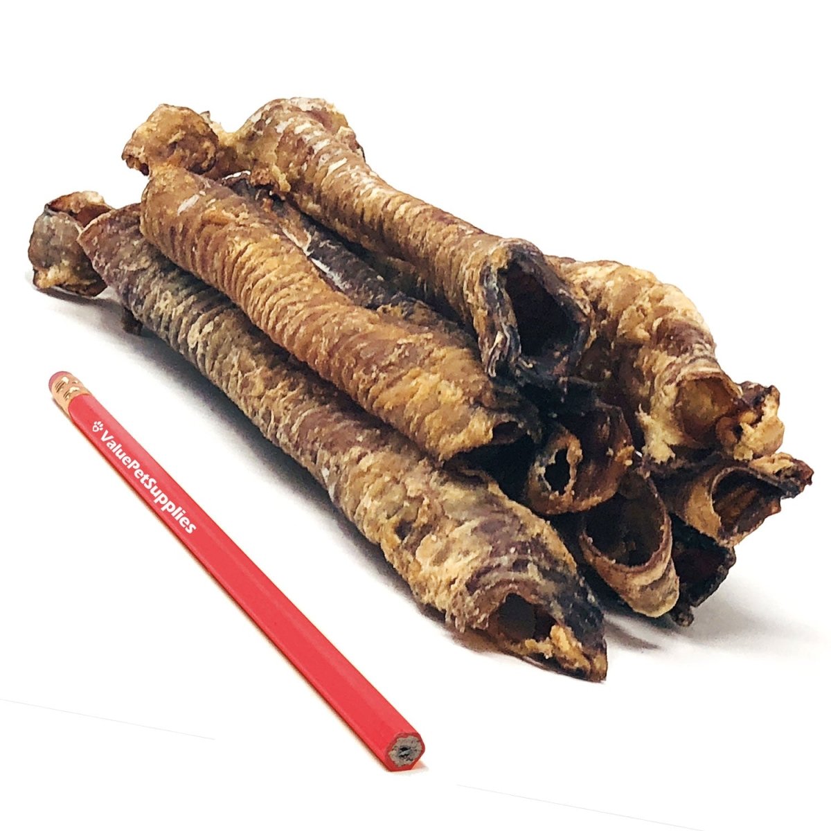 ValueBull Lamb Trachea for Dogs, Premium, 4-9 Inch, 10 Pound, Bulk Pack - Trachea - 10 Pound